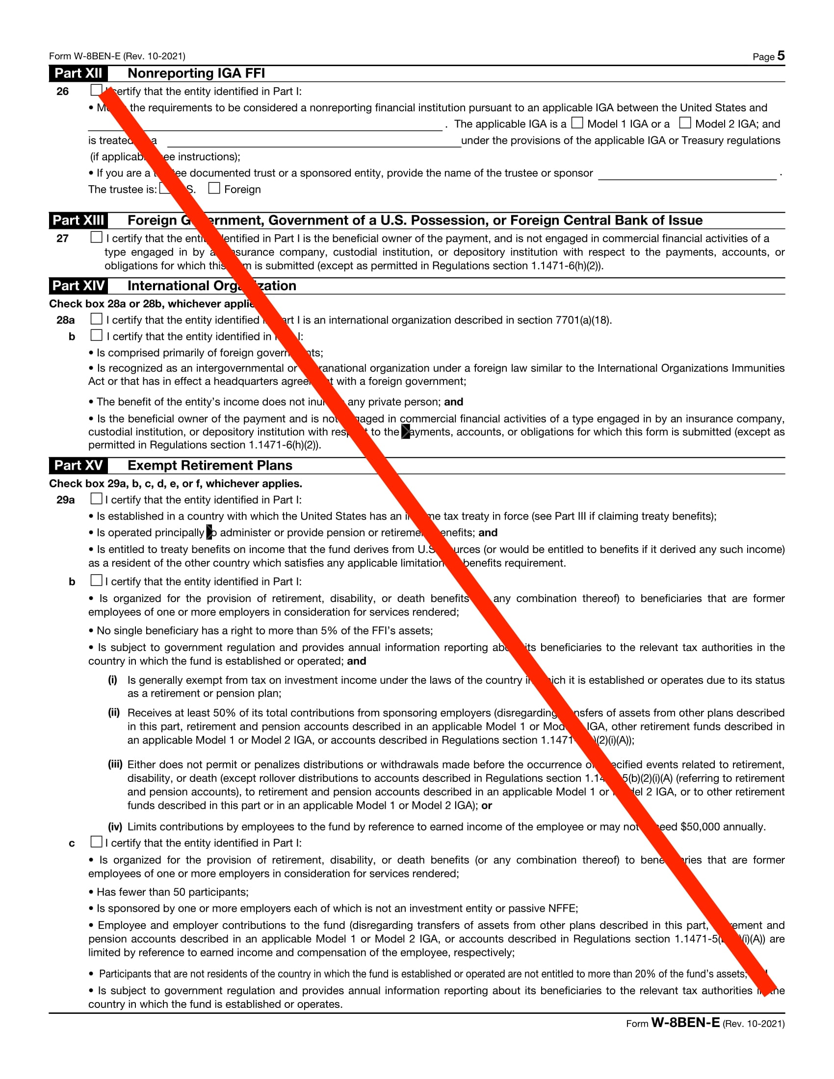 How do I fill out Form W-8BEN-E? (Page 5)